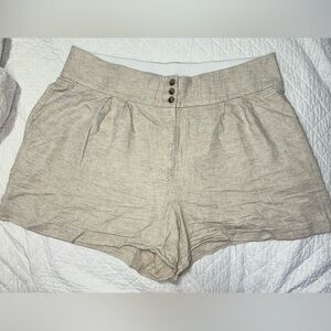 Lane Bryant Linen-Blend Shorts – Size 16